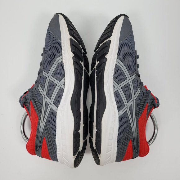 Asics Gel-Content Men's Gray Red Running Shoes 1011A667 US Size 8 - Picture 6 of 8